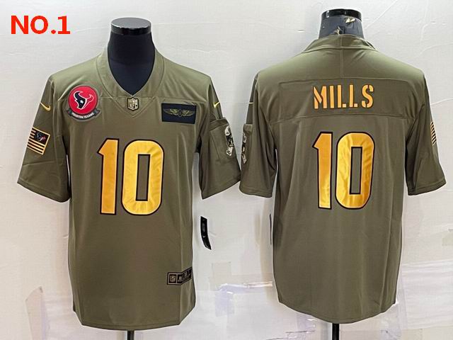 Houston Texans #10 Davis Mills Men's Nike Jerseys-1